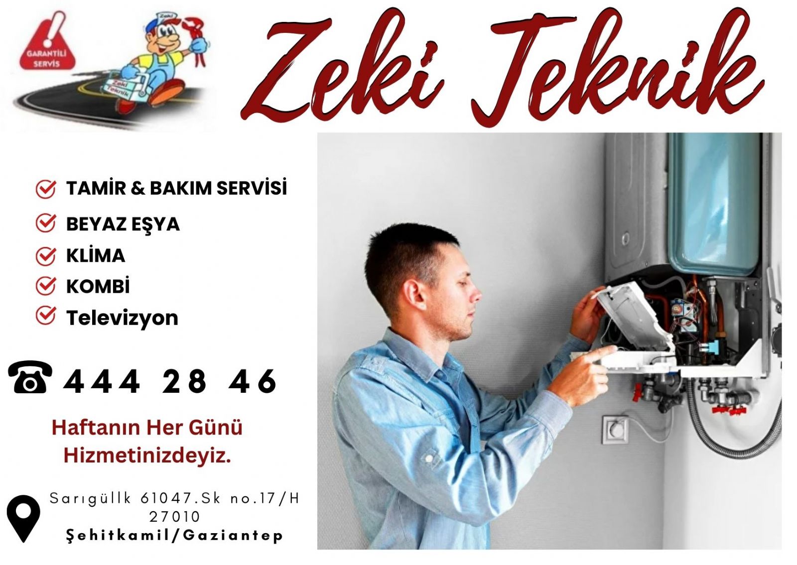 şahinbey-kombi-bakım-ücreti